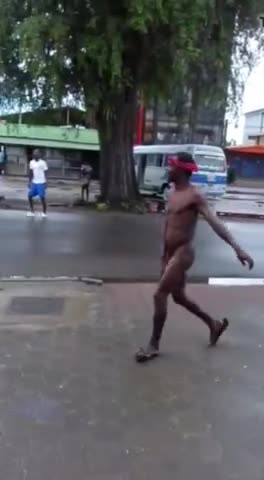 Donkey size dick running around loose