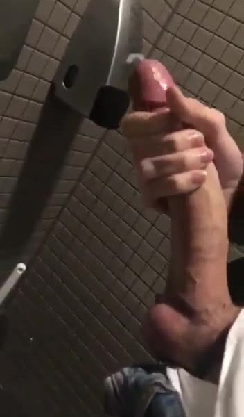 Rubbing my huge perfect curved cock