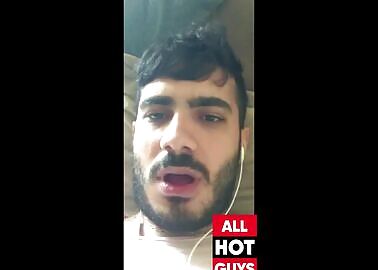 Horny man jerking dick and cum - 4hm3t 5830