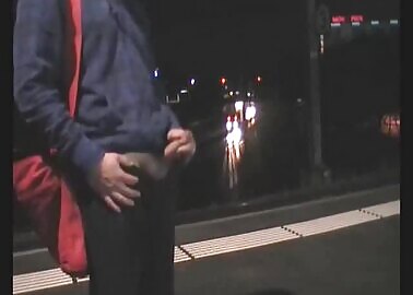 Nordicboy - train station wank