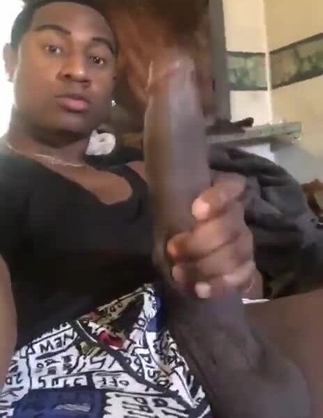 This nigga has a huge donkey cock
