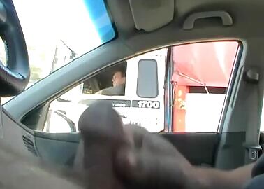 Public jerker - trucker flash 4